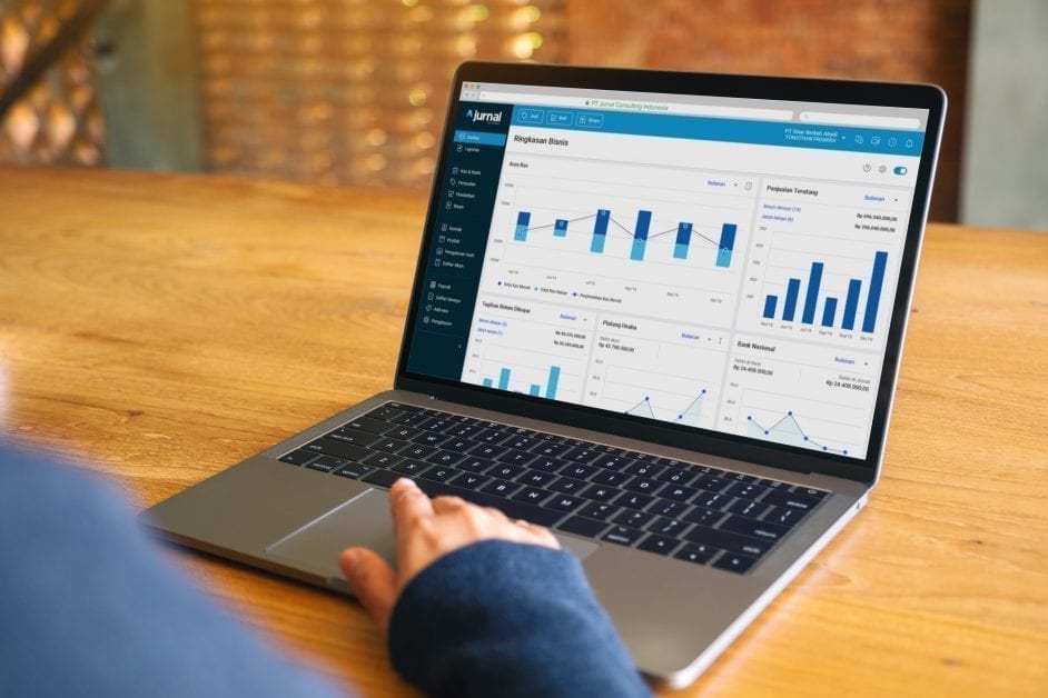 Jurnal software akuntansi UKM aplikasi manajemen keuangan