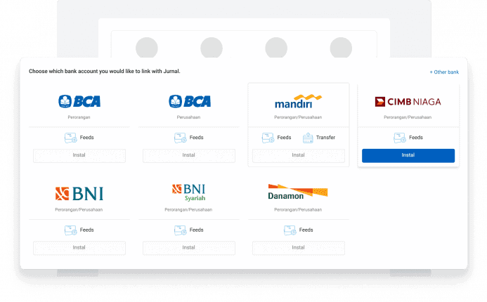 Link Jurnal to Banks