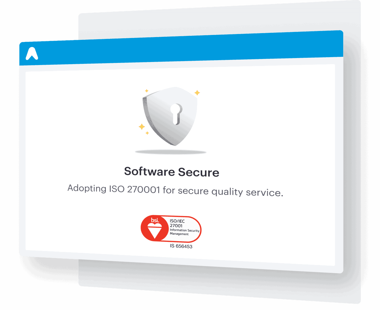 Security system equivalent to bank with ISO 27001