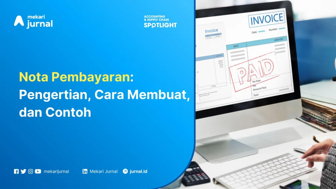 Pengertian nota pembayaran