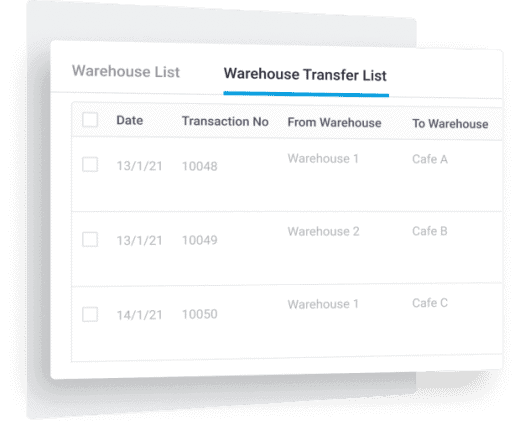 img - warehouse transfer list left