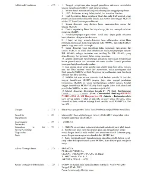 contoh formulir skbdn