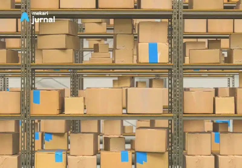 penyimpanan barang di gudang (warehouse)