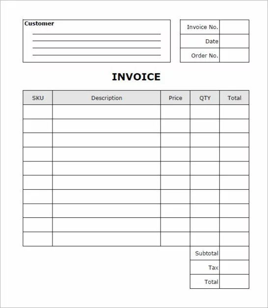 download nota kosong gratis PDF