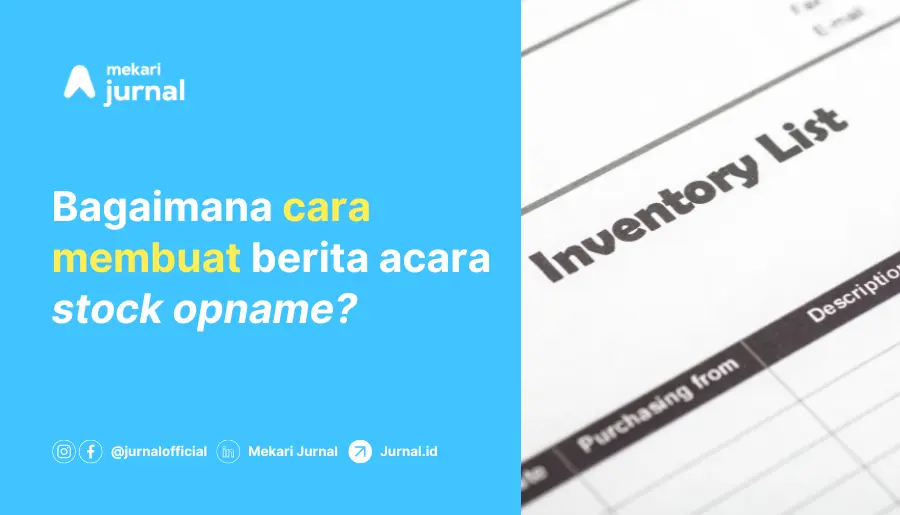 Berita Acara Stock Opname