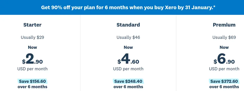 harga akuntansi xero