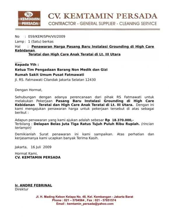Surat Niaga Penawaran