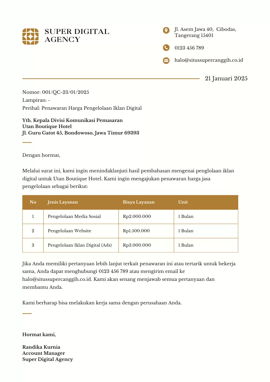 contoh surat penawaran negosiasi
