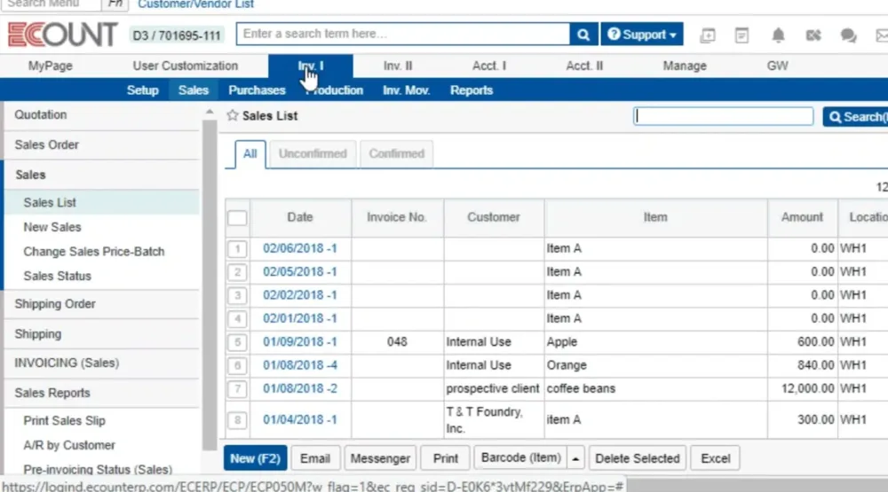 ECOUNT ERP Akuntansi