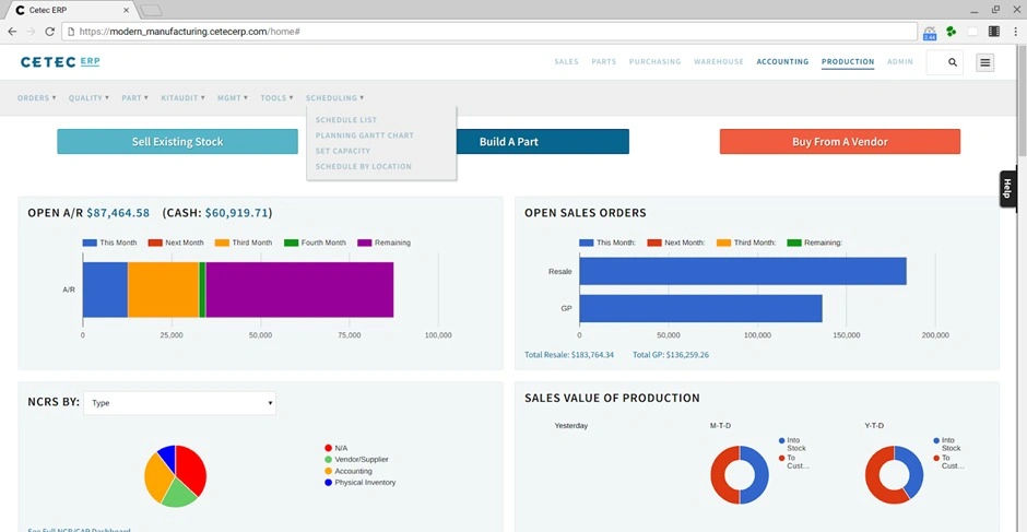Software manufaktur garment Cetec ERP